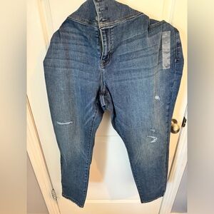 Lane Bryant Distressed Flex Magic Waistband NWT